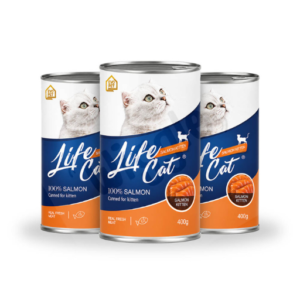 3 Life Cat Kitten Salmon 400gr